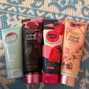 Victoria's Secret Sunset Sorbet & Velvet Petals Lotion Collection